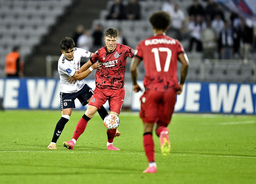 Andreas Skov Olsen scorede i Conference League for Club Brügge, der vandt stort.