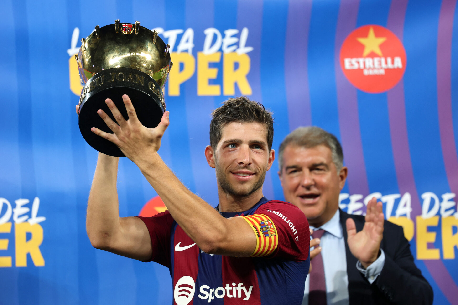 Mål og Highlights: Barcelona indvier midlertidigt stadion med sejr over Tottenham Nacho Doce/Reuters/Ritzau Scanpix