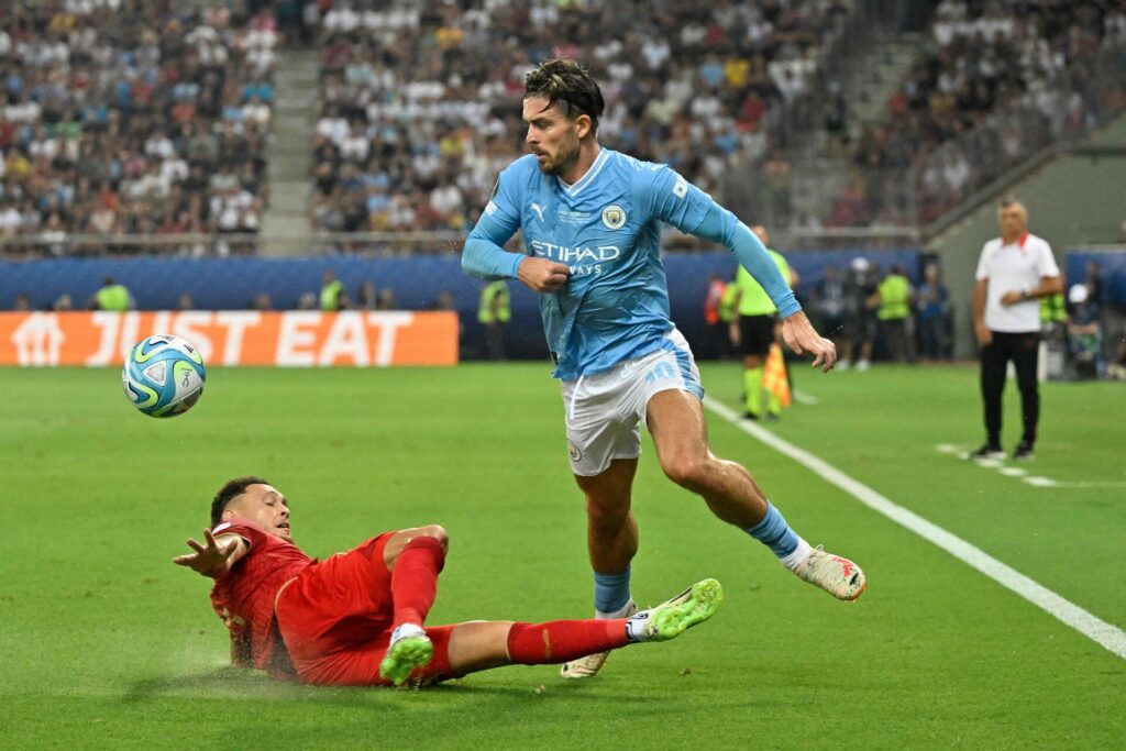 Jack Grealish, Manchester City, Super Cup, Pep Guardiola.