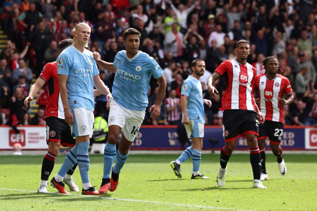 Mål og highlights fra kampen mellem Sheffield United og Manchester City.