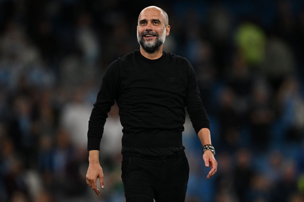 Pep Guardiola er den hurtigste manager nogensinde til at nå 200 Premier League-sejre.