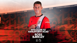 Ross Barkley er tilbage i Premier League for Luton Town.