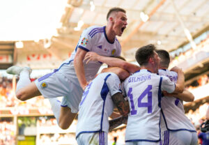 Skotlands trup mod Cypern og England.