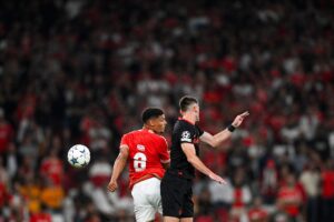 Alexander Bah scorede for Benfica i sejren over Portimonense.