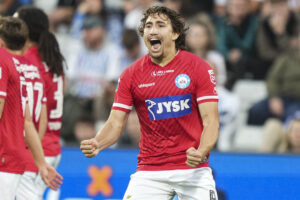 Alexander Lind scorede for sjette kamp i træk men er ikke selv overrasket over målformen.