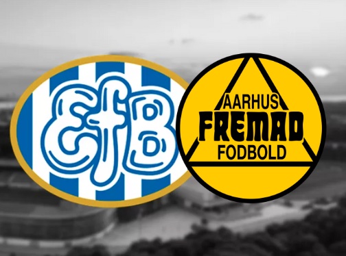 Aarhus Fremad og Esbjerg logoer