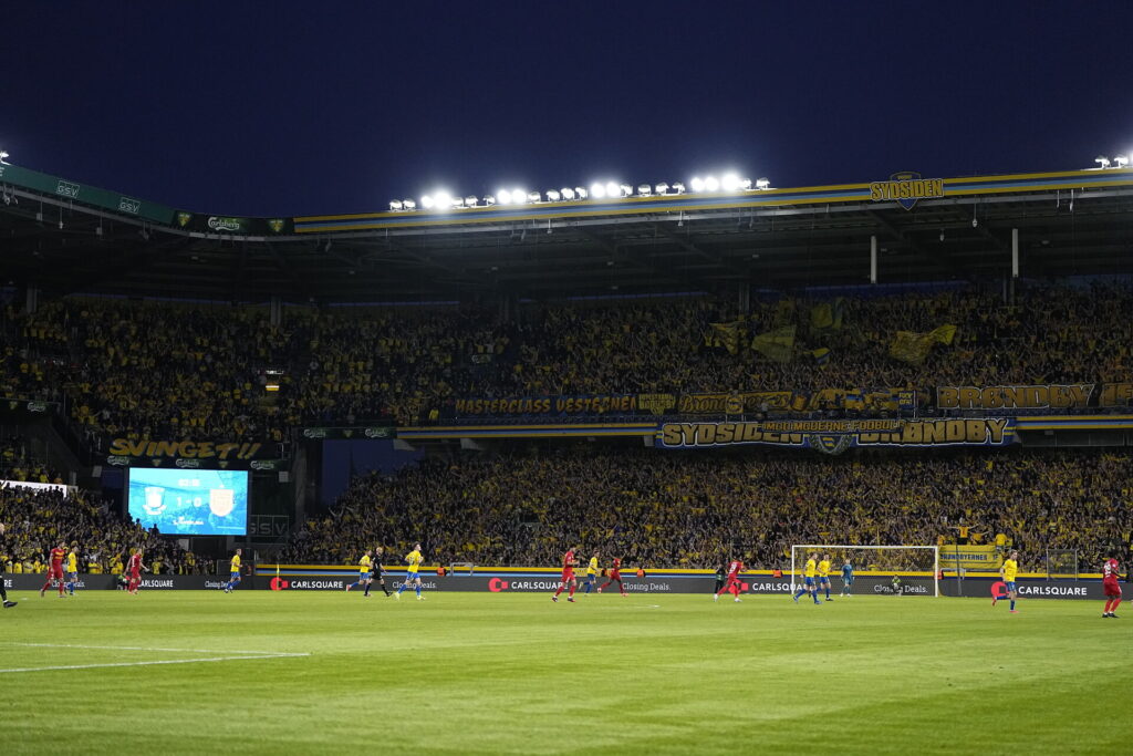 Brøndby Stadion har stort set altid fyldte tribuner, når de spiller i Superligaen