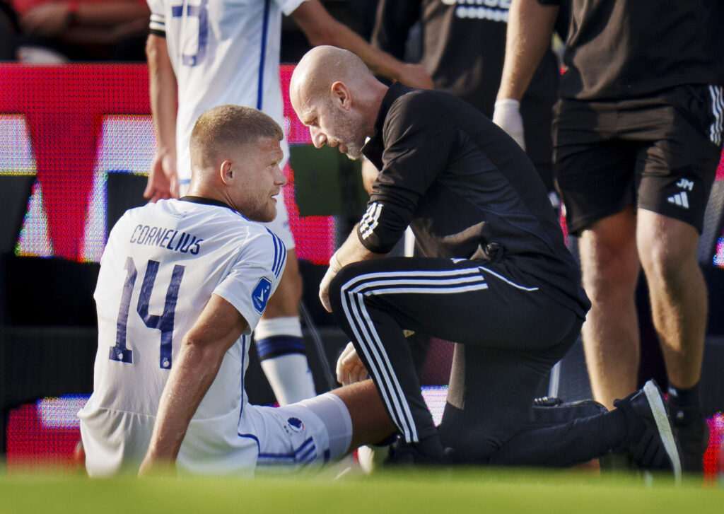 Andreas Cornelius blev igen igen skadet lørdag