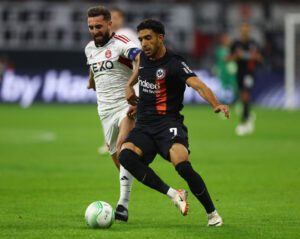 Frankfurt spillede mod Aberdeen på hjemmebane i Conference League.