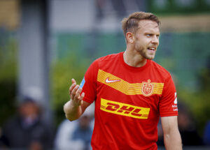 Marcus Ingvartsen var ikke tilfreds efter Conference League-kampen mod Fenerbache.