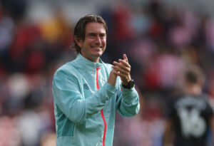 Thomas Frank er meget glad for, at Ivan Toney snart må træne med i Brentford igen.