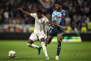 Ernest Nuamah startede inde for Lyon i Ligue 1-kampen mod Le Havre.