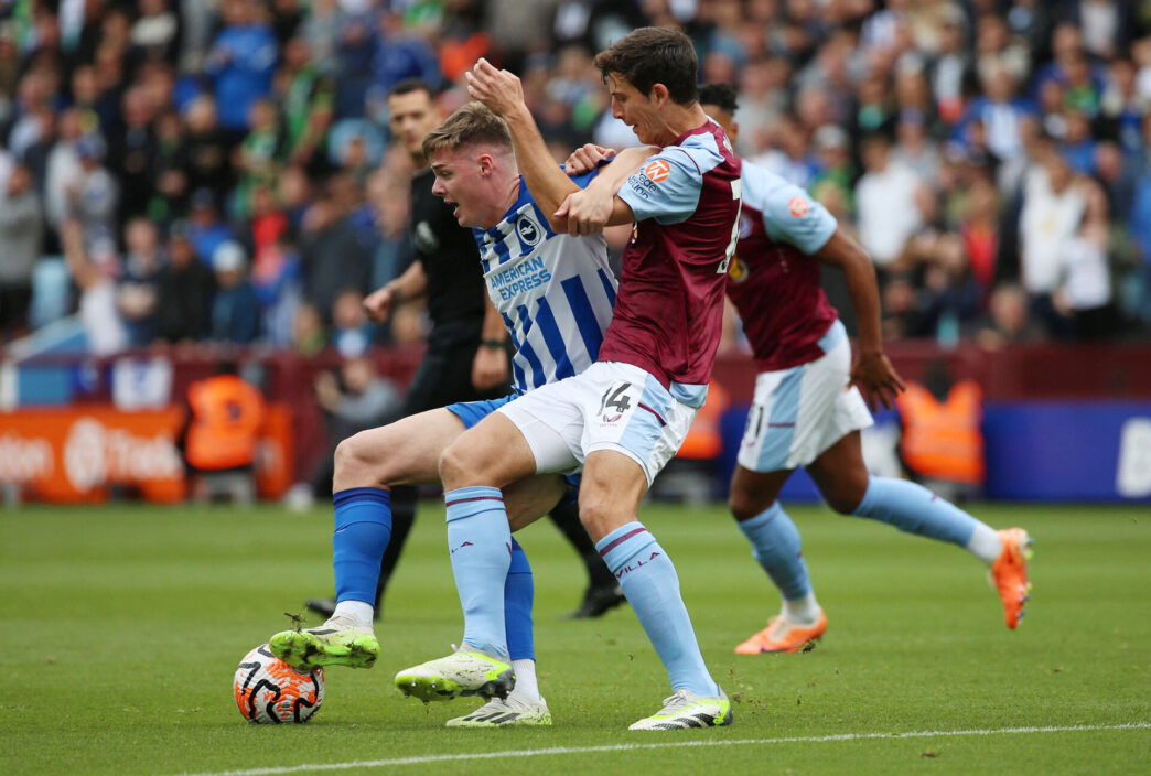 Mål og highlights fra Premier League-kampen mellem Aston Villa og Brighton.