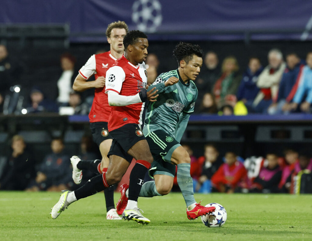 Mål fra kampen i Champions League mellem Feyenoord og Celtic.