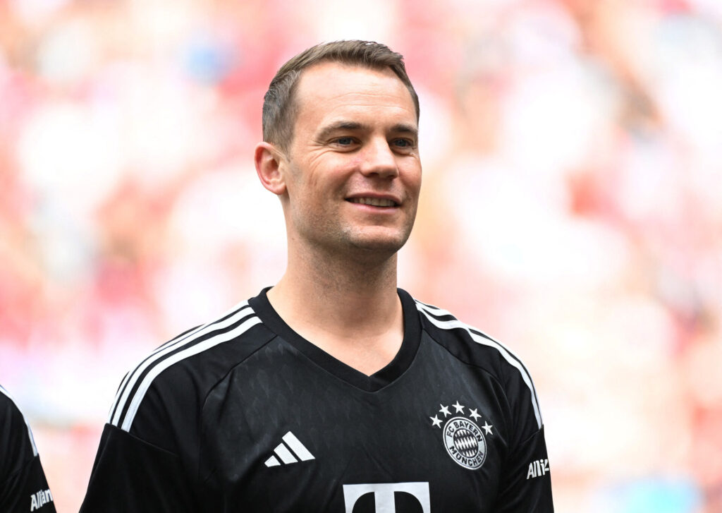 Manuel Neuer træner atter med sine holdkammerater i Bayern München.