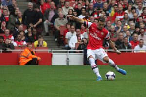 Mesut Özil mens han spillede for Arsenal