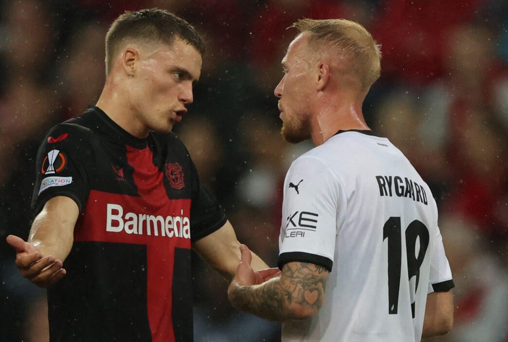 Mikkel Rygaard og BK Häcken tabte til Bayer Leverkusen.