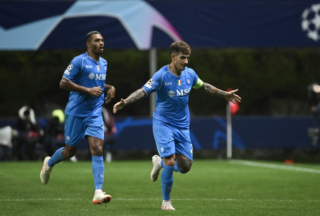 Di Lorenzo scorede Napolis enlige mål i sejren over Braga.