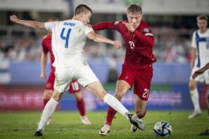 Rasmus Højlund har den højeste topfart i Manchester United.