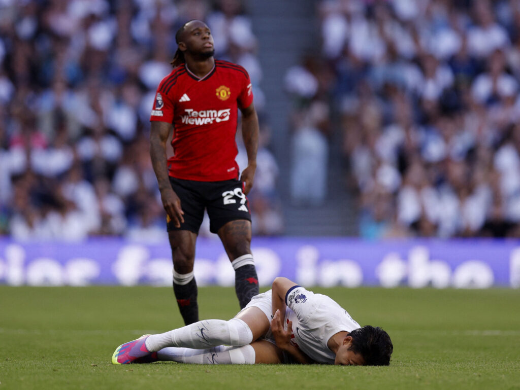 Aaron Wan-Bissaka er skadet.