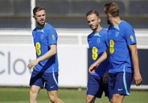 Jordan Henderson i den engelske landsholdslejr
