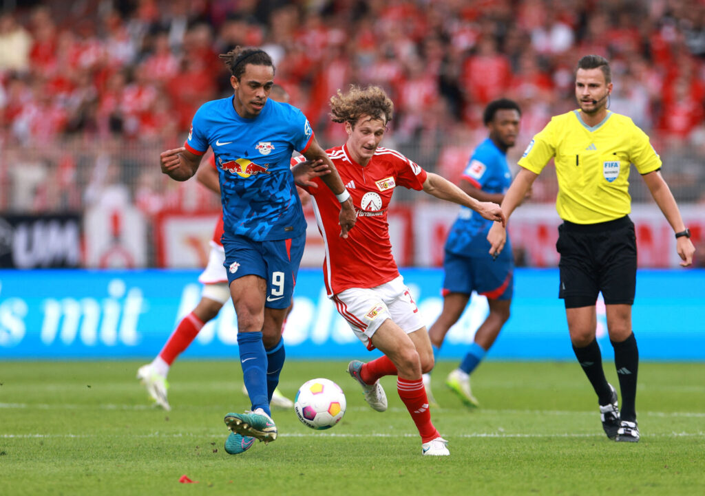 Yussuf Poulsen startede inde, da RB Leipzig sejrede over Union Berlin.