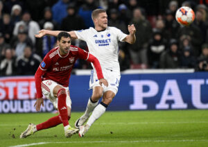 Andreas Cornelius inden Oddset Pokal-møde med FC Midtjylland
