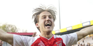 Mucolli, her for Vejle, blev helten i svensk fodbold søndag for IFK Gøteborg