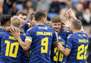 Marko Divkovic kom på tavlen for Brøndby mod Hvidovre.