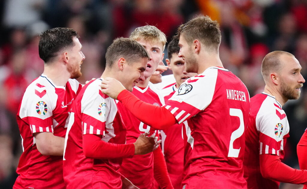 Danmark vandt lørdag over Kasakhstan i EM-kvalifikationens gruppe H.