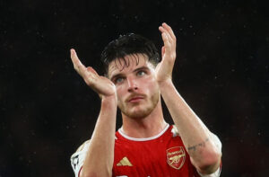 Declan Rice er skiftet til Arsenal fra West Ham
