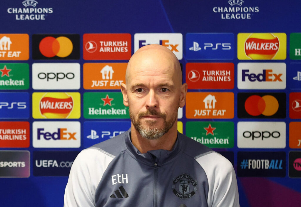 Erik ten Hag tror på Rasmus Højlund før kampen mod FCK