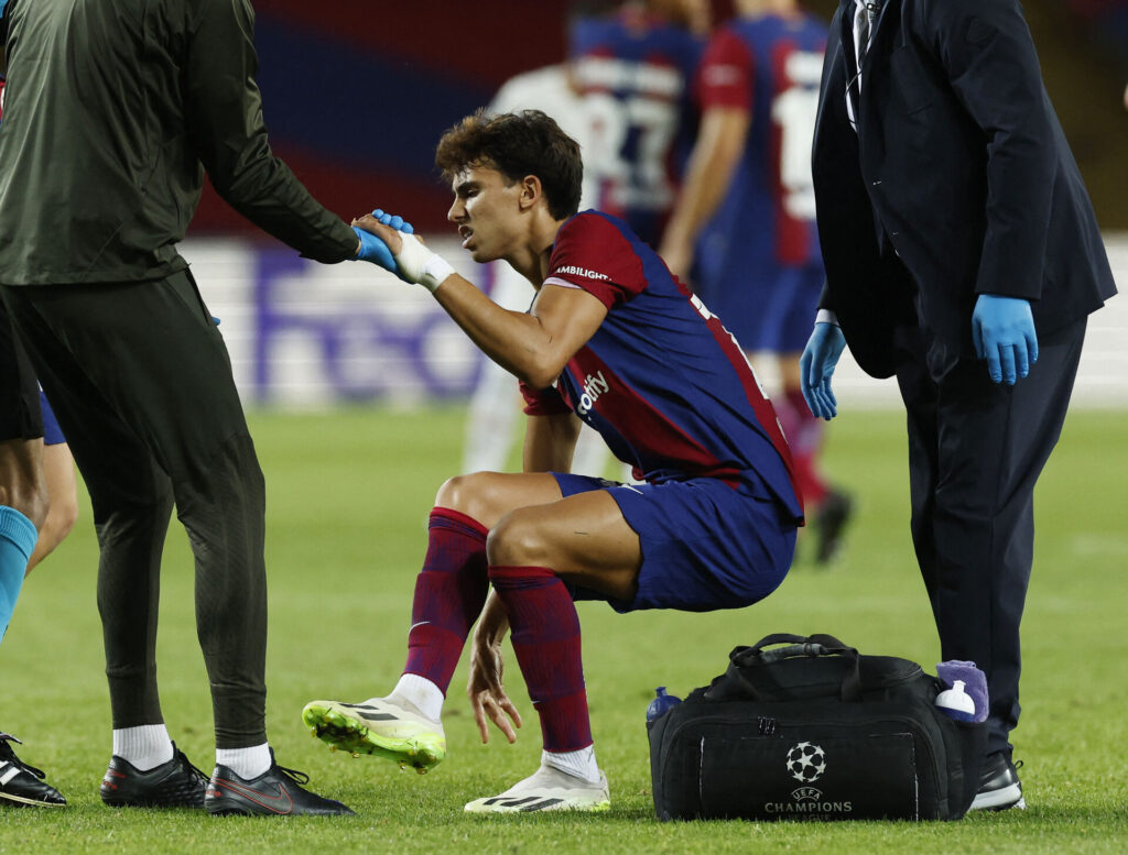 FC Barcelonas Joao Felix blev skadet