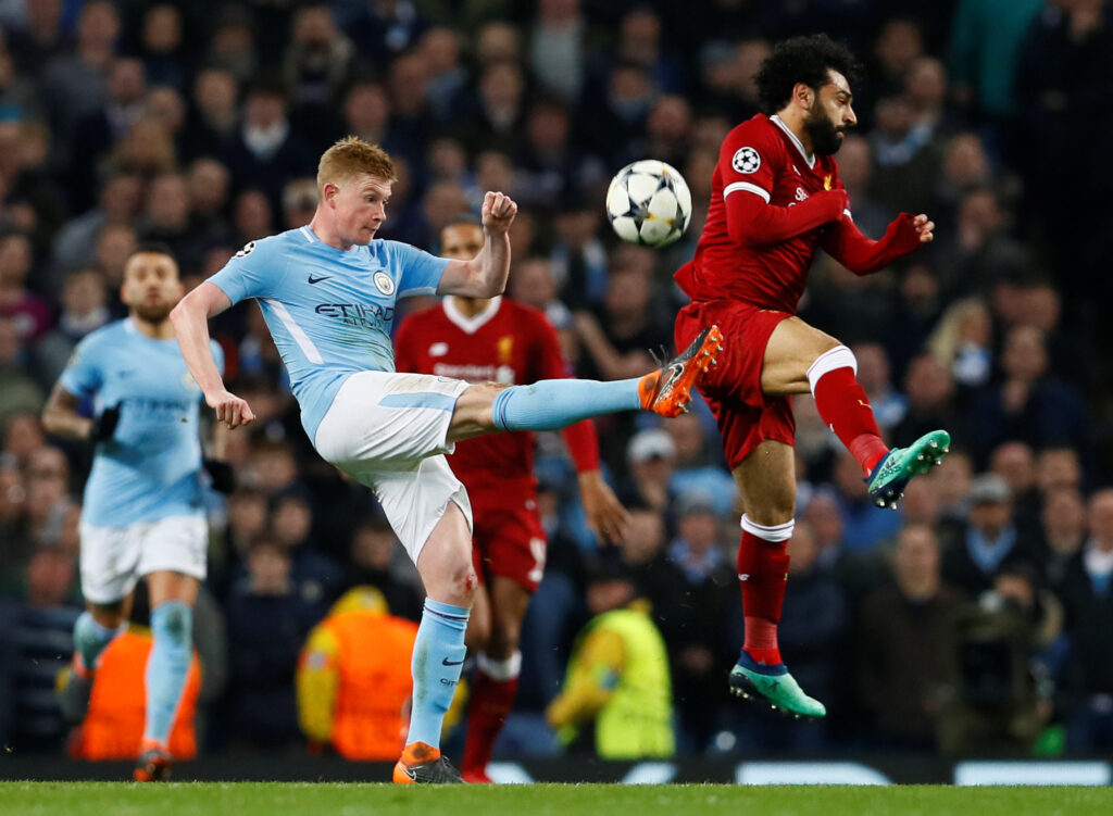 Mohamed Salah og Kevin De Bruyne på blokken i Saudi-Arabien