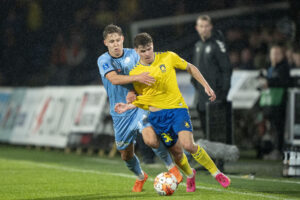 Mathias Kvistgaarden føler sig snydt for scoringen mod Randers, som blev underkendt.