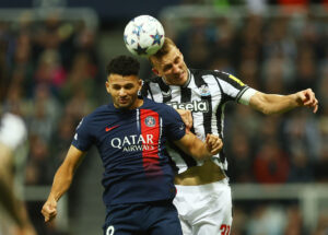 PSG gæster Newcastle i Champions League-gruppespillet.