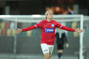 Silkeborg IF mod Lyngby BK i Superligaen.