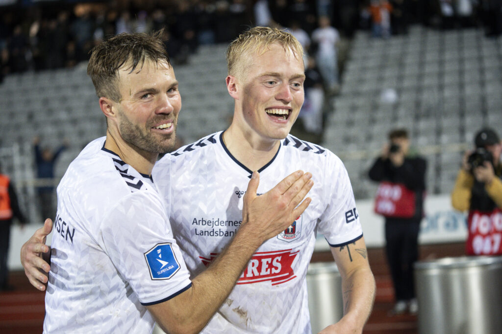 Tobias Bech om at score mod Viborg FF