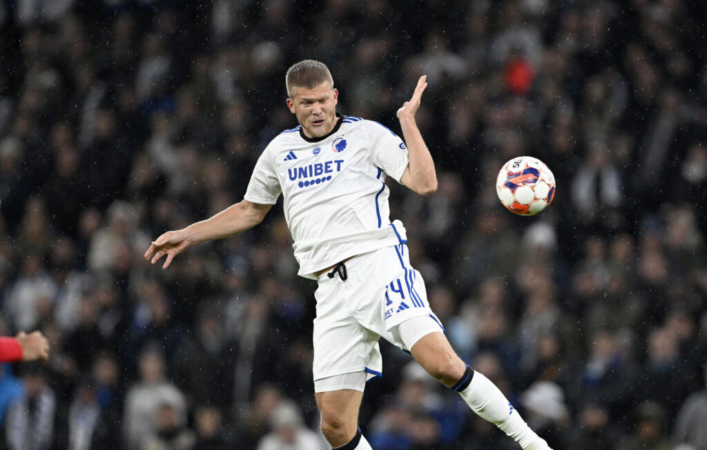 Andreas Cornelius spillede for FCK i Oddset Pokalen mod FC Midtjylland