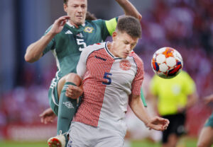 Den nordirske landstræner vil slutte godt af mod Danmark.-