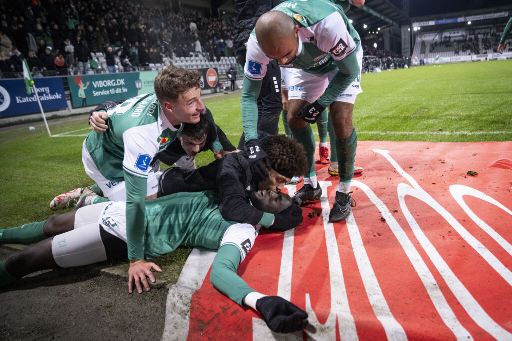 Alassana Jatta var følelsesladet efter sit sejrsmål mod F.C. København i Superligaen.