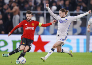 F.C. Københavns trup mod Bayern München på Allianz Arena i Champions League.