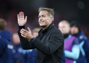 Danmarks startopstilling mod Slovenien