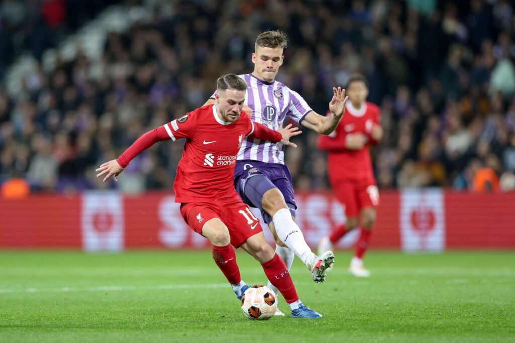 Liverpool tabte overraskende til Toulouse på udebane i UEFA Europa League.