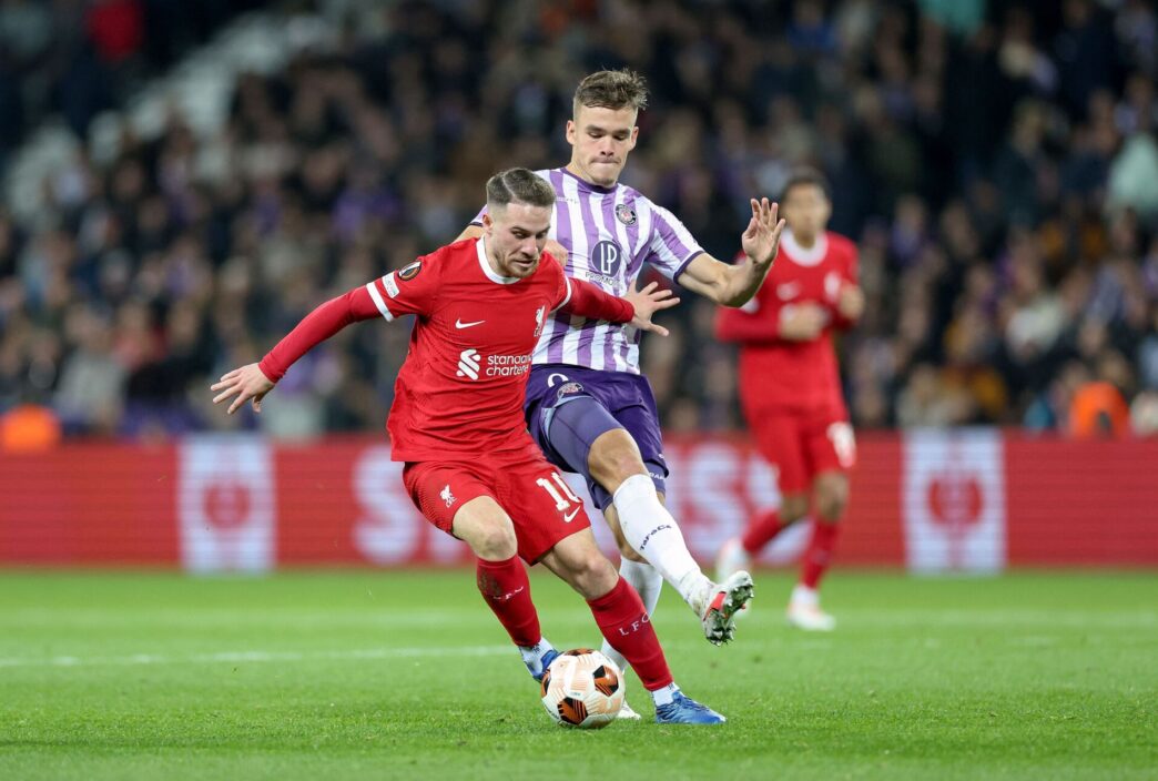 Liverpool tabte overraskende til Toulouse på udebane i UEFA Europa League.