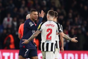 Kylian Mbappé og Kieran Trippier skændes over den kontroversielle kendelse