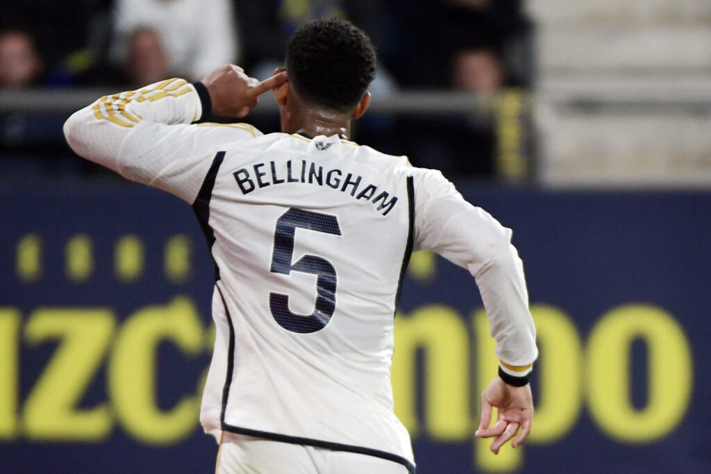 Jude Bellingham slår endnu en Cristiano Ronaldo-rekord med sit mål mod Cadiz.