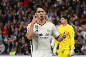 Brahim Diaz fejrer sin scoring til 1-0