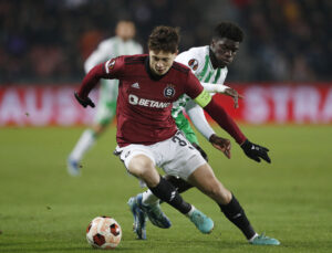 Brians Priskes Sparta Prag mødte Real Betis i Europa League.