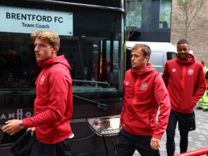 Mikkel Damsgaard gjorde comeback for Brentford.